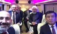 سلفی نخست‌وزیر ارمنستان با روحانی و پوتین