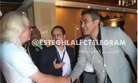 دیدار گرم عابدزاده با شفر پیش از دربی ۸۶