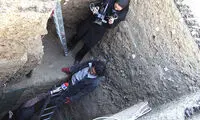عکس: کشف اسکلت 5 هزار ساله در تهران