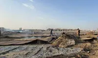 پایگاه نظامیان آمریکا که هدف موشک قرار گرفت