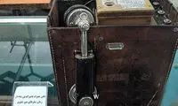 تصویری از تلفن همراه ناصرالدین شاه