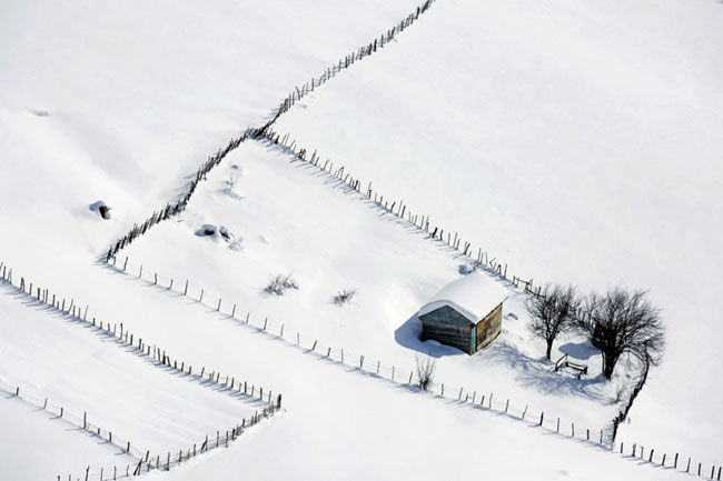 تصاویر خبرگزاری روس از زمستان تالش