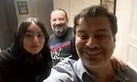 سلفی ۳ نفره‌ی برادران قاسم‌خانی و همسر پیمان