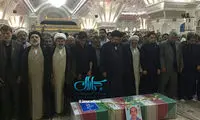 نماز یادگار امام بر پيكر شهيد حادثه تروریستی