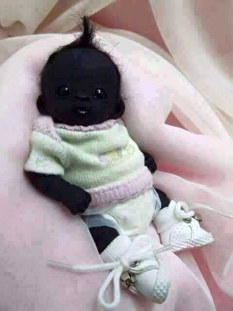 عکس: سیاه ترین نوزاد قرن 21