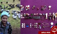 دوستی عجیب دختربچه با کلاغ ها! +عکس
