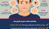 اینفوگرافی؛ آسیب‌های آلودگی هوا برای پوست