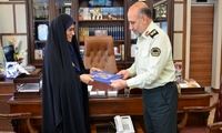 قدردانی از عملکرد بانوی پلیس در ماجرای مترو