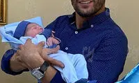 مهاجم سابق استقلال پدر شد
