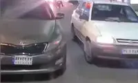 حرکت عجیب راننده پراید دور از چشمان پلیس!