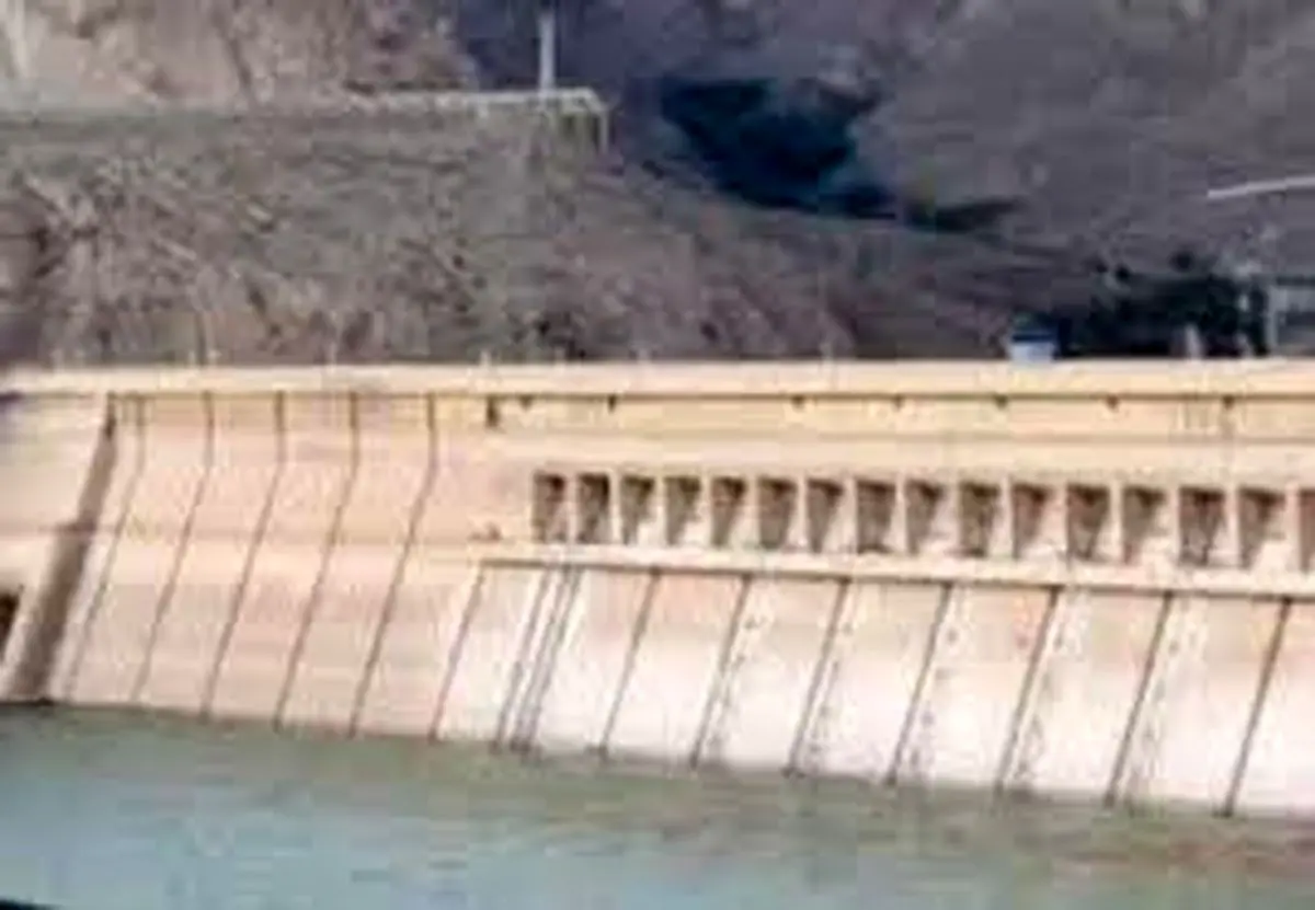 آب دریاچه این سد بزرگ ۵ متر بالا آمد