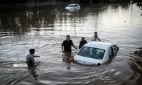 فیلم وحشتناک از ورود سیل روز گذشته به مشهد