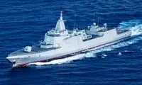ناوشکن ۱۱ هزار تنی چین که جنگ الکترونیک را رهبری می‌کند
