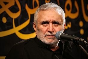 مرثیه خوانی حاج منصور بر مزار سردار شهید سلامی
