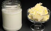 طرز تهیه کره خانگی با شیر و خامه! 
