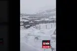 برف این نقطه از کشور را سفیدپوش کرد