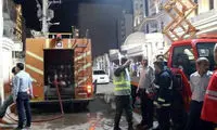 نجات معجزه‌آسا ۱۵۰ نفر از آتش‌سوزی یک ساختمان پزشکان