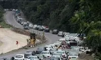 ترافیک چند کیلومتری در آزادراه تهران-شمال 