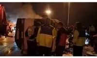 جزئیات واژگونی مینی‌بوس در مشهد 