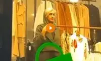تصویر پُربازدید از یک مانکن زنده در مغازه‌های تهران!