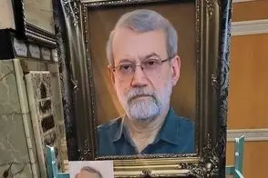 اولین تصویر از سنگ مزار شهید علی لاریجانی در قم