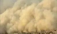 تصاویر هولناک از هجوم طوفان شن به چابهار