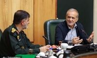 ویدئویی از حضور سرزده پزشکیان در محل کار سردار رادان
