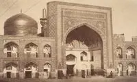 حرم امام رضا ۱۵۰سال قبل این شکلی بود
