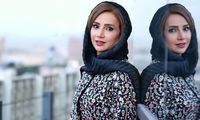 قاب خانوادگی شبنم ‌قلی‌خانی کنار برج خلیفه دبی