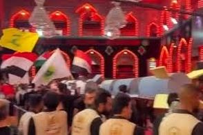 نمایش موشک‌های ایرانی در حرم امام حسین(ع)