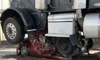 مرگ دلخراش راننده سواری در حادثه رانندگی