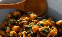خوراک نخود و اسفناج؛ غذای ترکی خوشمزه و اقتصادی