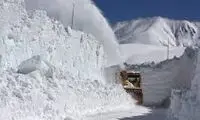ویدئو دیدنی از حجم بارش برف در یک نقطه از ایران