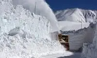 ویدئو دیدنی از حجم بارش برف در یک نقطه از ایران