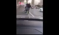 تصاویری از اتوبان صدر که وحشت آفرید