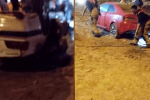 تصادف زنجیره‌ای ۳ خودرو در این جزیره کشور خبرساز شد