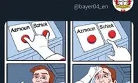 واکنش جالب بایرلورکوزن به گلزنی آزمون