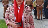 عکس نرگس محمدی در قطر قبل از بازی با ولز