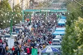 رجزخوانی بلاگر افغانستانی در راهپیمایی ده کیلومتری غدیر