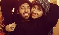 تصاویری از حسام محمودی به همراه همسرش و دخترش هانا