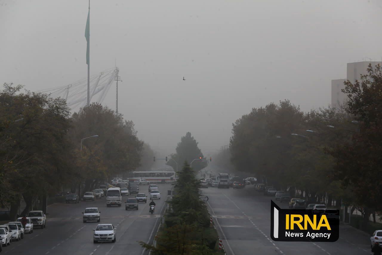 تصاویری هولناک از آلودگی هوا در صبح شنبه