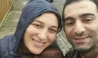 استایل عجیب و رنگارنگ همسر فلامک جنیدی در خیابان