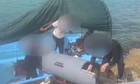 تصاویر جمع‌آوری لاشه پهپاد MQ-9 آمریکا در عسلویه