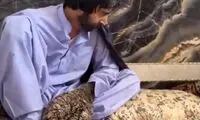 ویدئویی ناراحت‌کننده از بیماری عجیب یک هموطن بلوچ!
