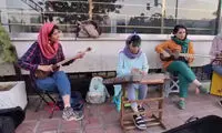 موسیقی خیابانی این چهار زن در تهران دل‌ها را شاد کرد