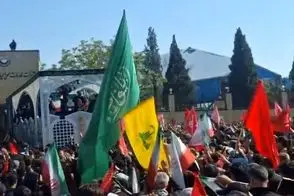 لحظات پایانی تشییع رهبر شهید در تهران