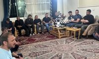 حضور بازیکن پرسپولیس در منزل الهه حسین‌نژاد