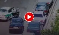 دستگیری دزد بدشانس حین سرقت ماشین توسط پلیس