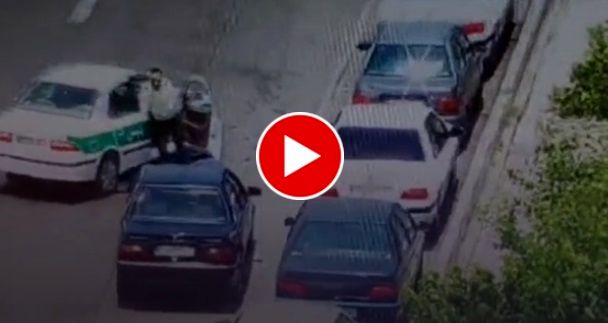 دستگیری دزد بدشانس حین سرقت ماشین توسط پلیس