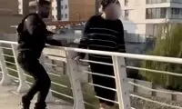 لحظه نجات یک دختر از خودکشی در مازندران